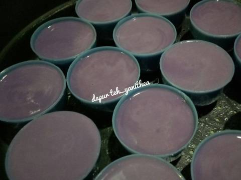 Kue Talam Pulut Ubi Ungu recipe step 5 photo