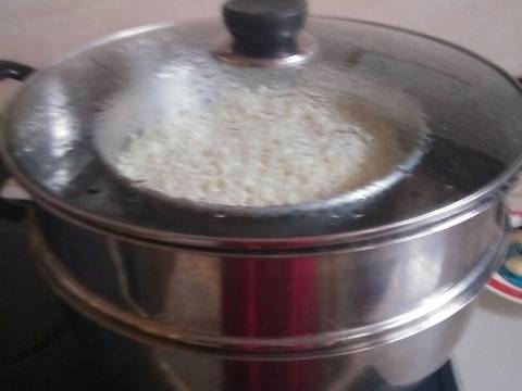 Jadah/cucur pulut recipe step 2 photo