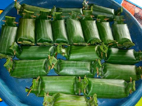 Lemper isi abon #bakar vs kukus recipe step 8 photo