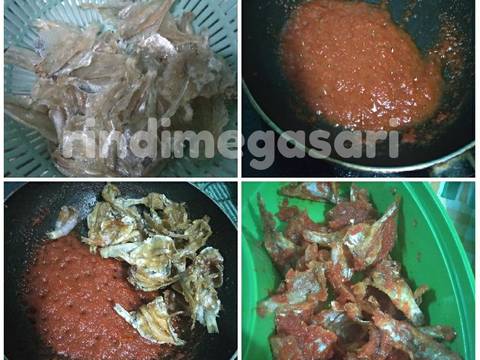 91. Nasi Tutug Oncom + Ayam Ungkep Kuning + Asin Balado recipe step 3 photo