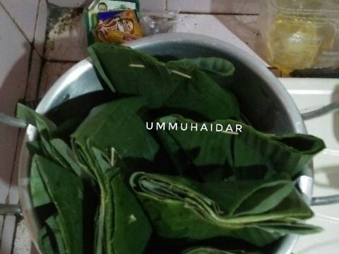 Botok jamur lamtoro recipe step 4 photo