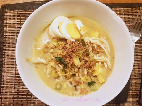Laksa Bogor (tanpa oncom) recipe step 9 photo