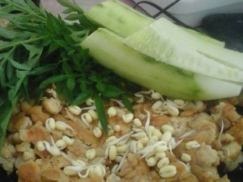 Sambel tempe lalapan recipe step 4 photo