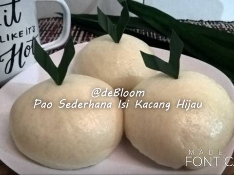 40. Pao Sederhana Isi Kacang Hijau recipe step 12 photo