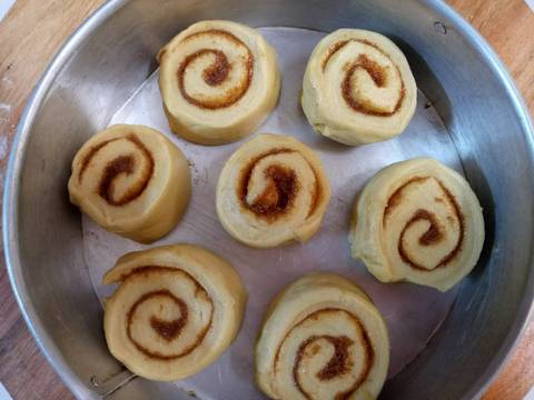 Sweet Potato Cinnamon Rolls (Cinnamon Rolls Ubi Cilembu) recipe step 14 photo