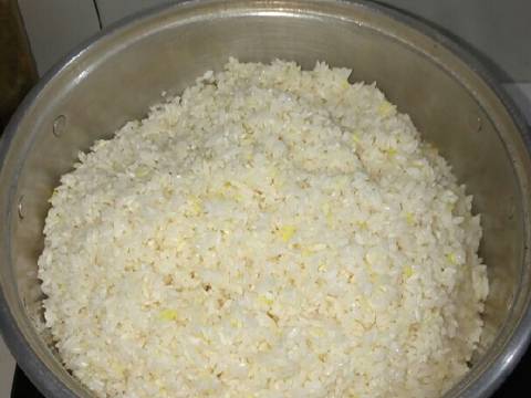 Lemper isi abon #bakar vs kukus recipe step 3 photo