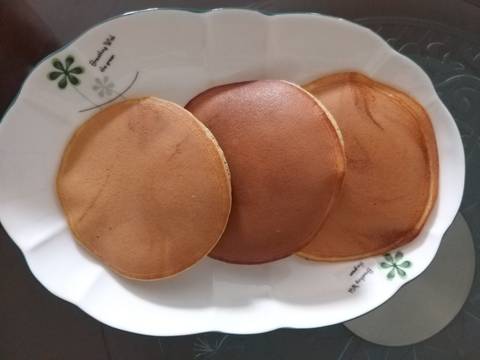 Dorayaki teflon simpel no mixer recipe step 5 photo