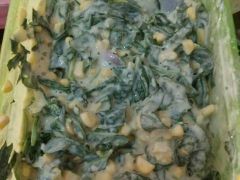 Weci Bayam Jagung recipe step 2 photo