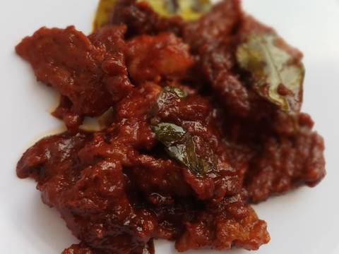 Daging rendang sapi daun jeruk (enakkk banget) recipe step 5 photo