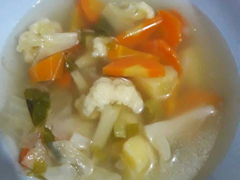 Sayur sop sederhana