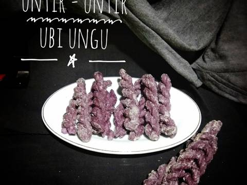 Untir - Untir Ubi Ungu (Kue Tambang) recipe step 9 photo