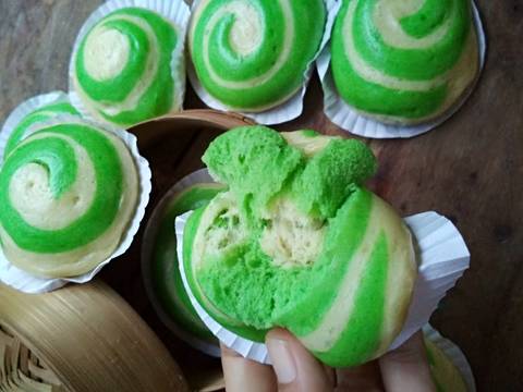 Bakpao Pandan aka Mantau pandan #BikinRamadanBerkesan recipe step 2 photo