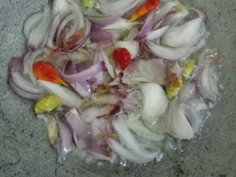Tumis Teri Masak Lalap Timun recipe step 5 photo