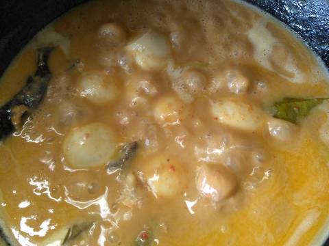 Rendang Telur + Kentang recipe step 6 photo