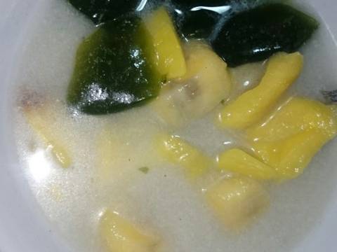Kolak nangka pisang cincau recipe step 6 photo