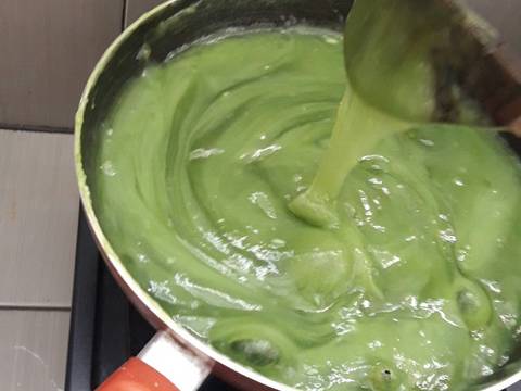 Es selendang mayang daun suji recipe step 5 photo