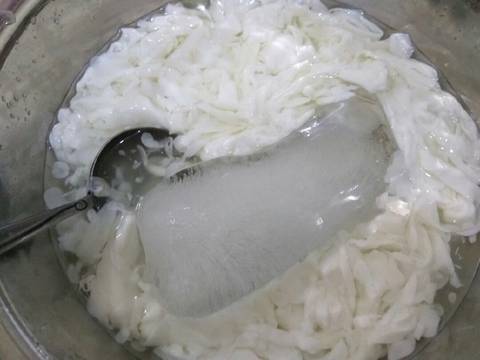 Es kopyor merah putih recipe step 3 photo