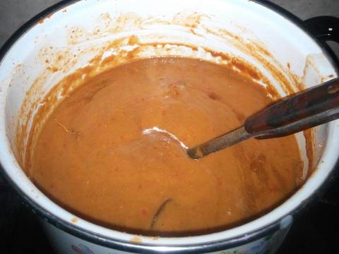 Gado - Gado Sidoarjo Jatim(Bumbu Kacang Dg Ubi Orange) recipe step 6 photo