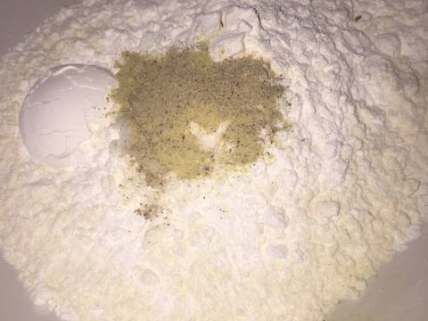 Terong Tepung Krispy dan Sambal Korek recipe step 1 photo