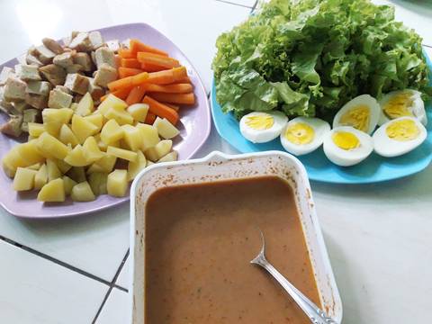 Gado Gado Salatiga Endesss recipe step 1 photo