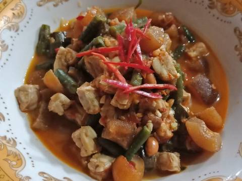 #02 Tumis Tauco Kikil Kacang Panjang recipe step 6 photo