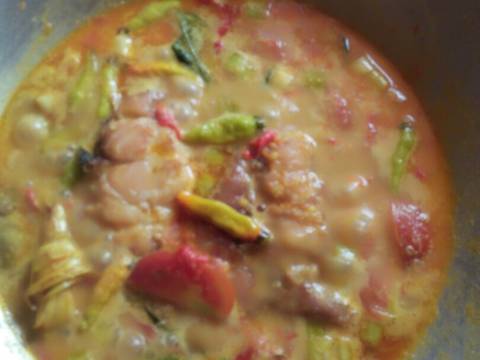 Gulai kakap putih gurih pedas gett recipe step 7 photo