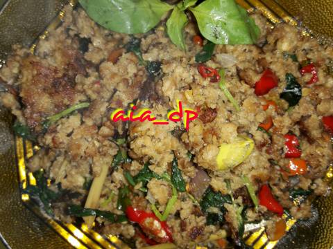 Oncom Kemangi recipe step 3 photo