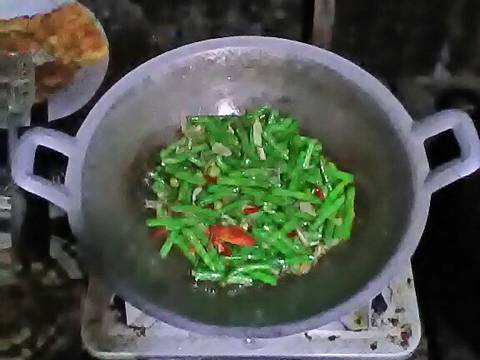 Tumis Kacang Panjang Rimbang recipe step 4 photo