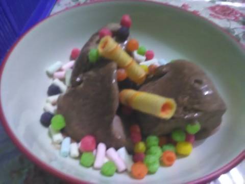 Ice cream coklat creamy