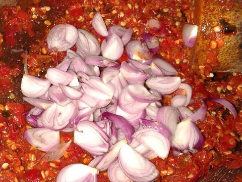 Cabe rujit ikan jelawat recipe step 2 photo