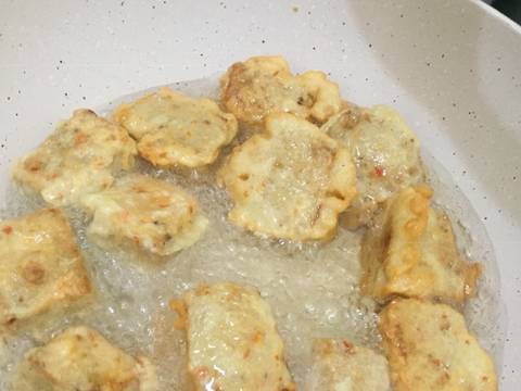 Oncom goreng tepung tabur seaweed gurih Yaa recipe step 3 photo