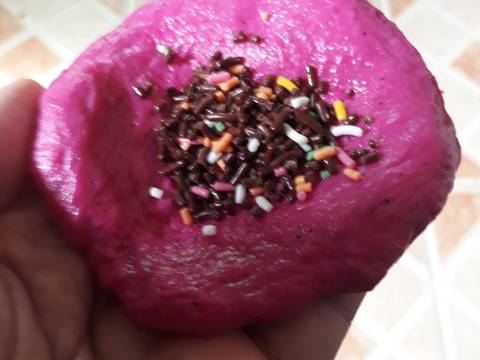 Pao buah naga recipe step 4 photo