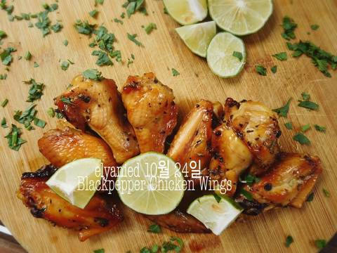 Resep Blackpepers Chicken Wings oleh elyanied - Cookpad