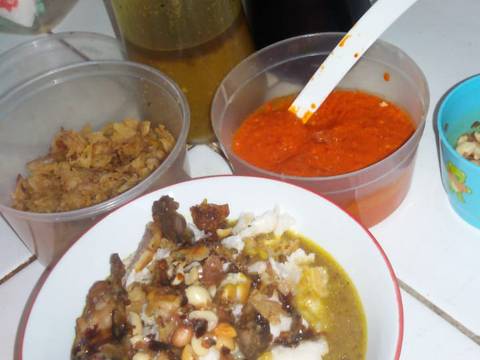Bubur ayam kampung racik khas bogor recipe step 9 photo