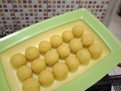 Bola ubi mandi milo recipe step 4 photo