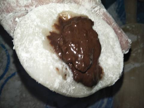 Mochi isi coklat crunchy recipe step 9 photo