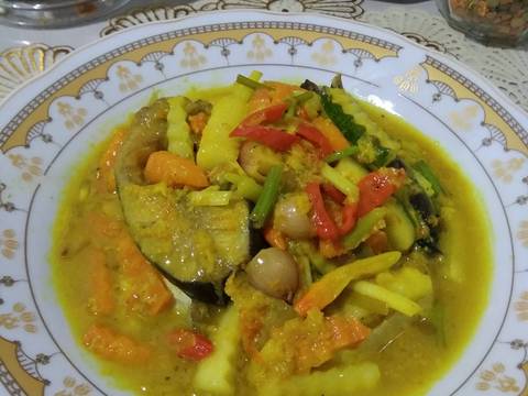 Patin Bumbu Acar Kuning recipe step 5 photo