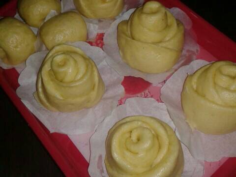 Mantou ubi kuning recipe step 8 photo