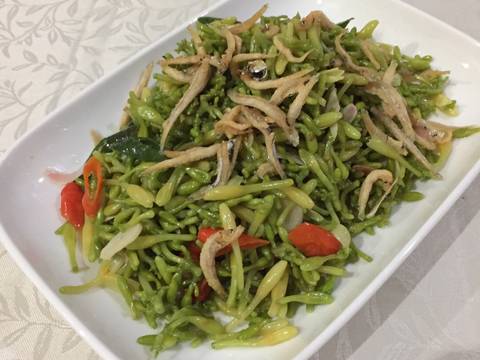 Oseng Bunga Pepaya recipe step 5 photo