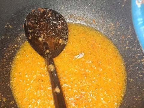 Cumi asin tinta saus padang