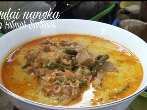Gulai nangka muda kacang panjang (lontong sayur) recipe step 2 photo