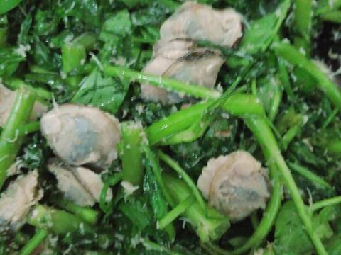 Lawa' kangkung kerang (Urap ala aku) recipe step 2 photo
