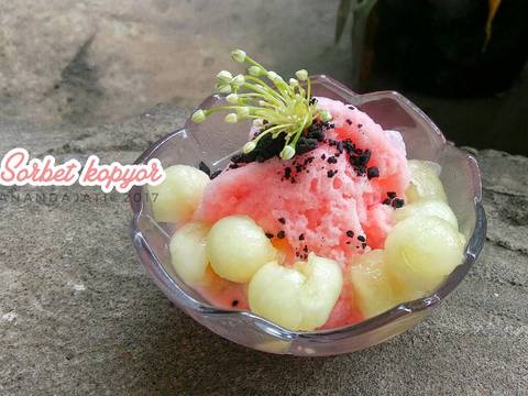 Sorbet kopyor (Vegan recommended) recipe step 4 photo