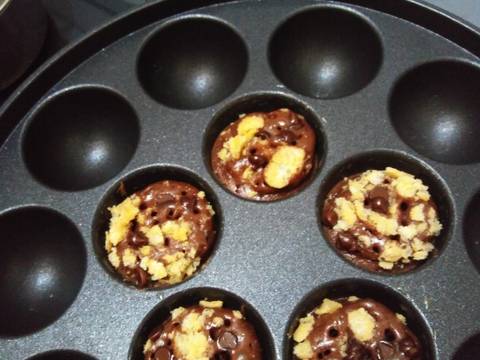 Kue cubit choco cheese #pr_bebiskuitan recipe step 8 photo