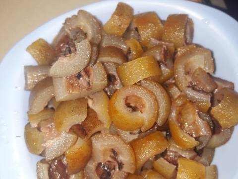 Kikil pedas tahu tempe recipe step 2 photo