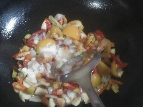 Tumis ikan peda pedes recipe step 3 photo
