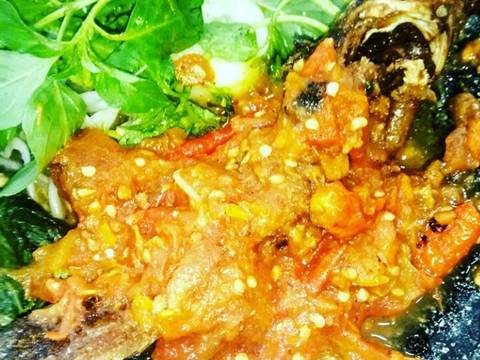 Sambel layah lele+lalapan recipe step 5 photo