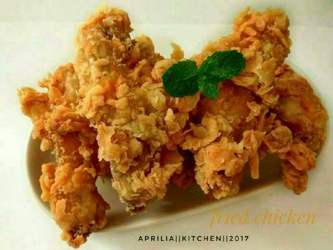  Resep  Ayam  goreng tepung kribo renyah  tahan  lama  aseli 