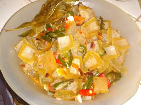 Oseng kikil bumbu tauco recipe step 3 photo
