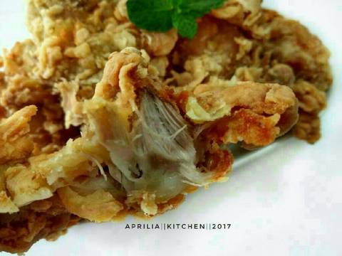  Resep  Ayam  goreng tepung kribo renyah  tahan  lama  aseli 